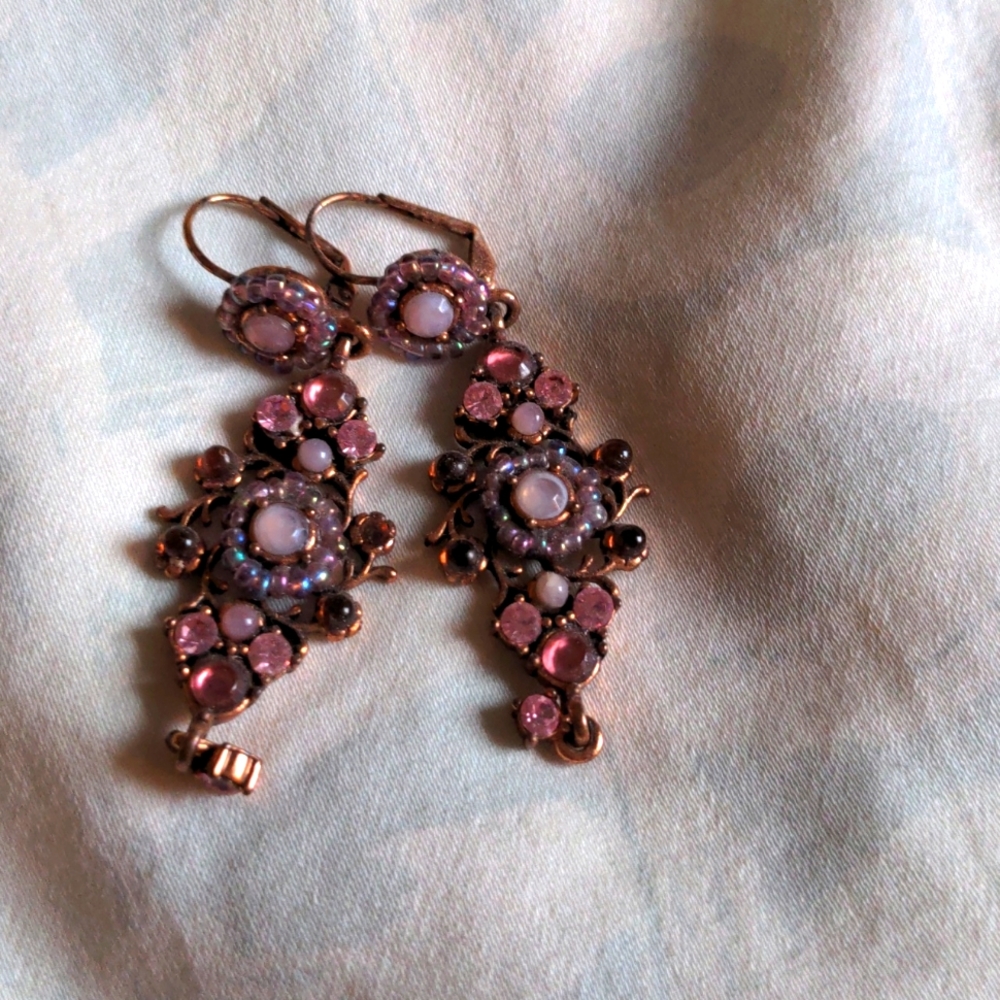 2/$5 Pinkish purplish earrings